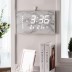 국산 루나리스 GPS수신 LED 벽시계 비앙코 36cm