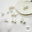 스왈진주 귀걸이(원형) 8mm