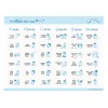 마이 데일리 플래너 루틴스티커 유아 아동 계획표 사랑의스티커 칭찬스티커 띠부실 훈육 일기 미술 음악 영어 학원