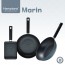 Hamptons 햄튼 마린(Marin) 인덕션 후라이팬 18F+26F+26W 3종-C HTMR-8SF6F6W