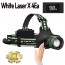 WhiteLaser X4Ea LED 충전식 줌 센서 헤드랜턴 X2