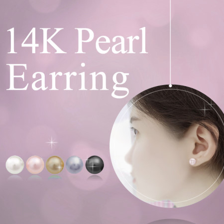 [루이본]14K 스와로브스키 진주귀걸이