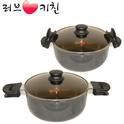 러브키친 접이식경질냄비22cm/특허