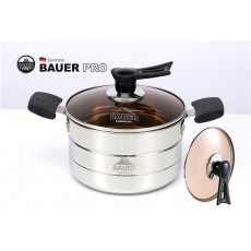 [BAUER PRO GERMANY]NEW 독일 바우어 프로 3중바닥 IH 양수냄비 18cm
