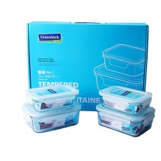 글라스락 직 715ml/직 400ml 4조세트