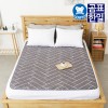 곰표한일 EMF 극세사 탄소 전기요 헤링본딥그레이_퀸더블 MF_HERRINGBONEGREY_QD