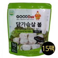 청양고추 닭가슴살볼 100gx15팩