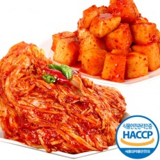 [해뜰] (혼합)포기김치 3kg+깍두기 2kg
