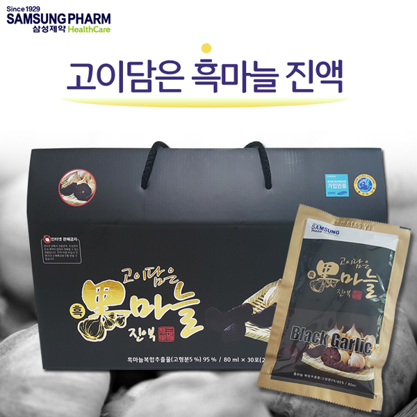 삼성제약헬스케어 삼성흑마늘진액 80㎖ X 30포