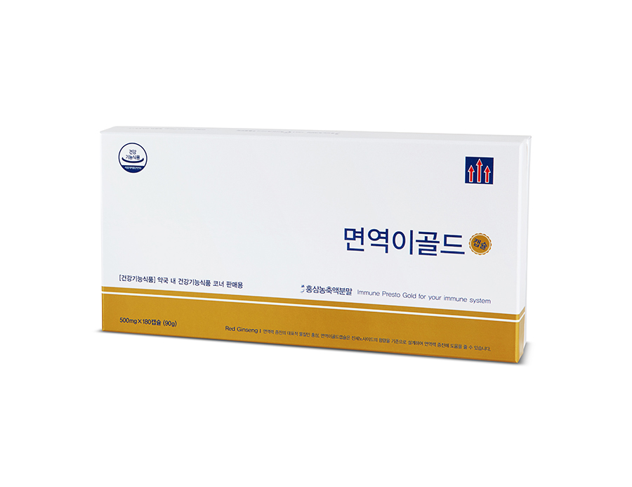 면역이 골드 캡슐(500mg*180캡슐,1개월분)