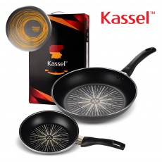 [Kassel ] 카셀 단조형 티타늄 후라이팬 2종A세트 [후20cm+후28cm]