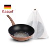 [Kassel ]카셀 티타늄코팅 실리콘  손잡이 궁중팬 28cm