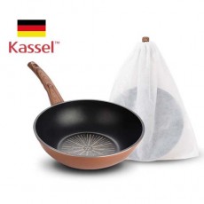 [Kassel ]카셀 티타늄코팅 실리콘  손잡이 궁중팬 28cm