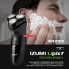 이즈미 Lipix7 완전 방수 3중날 전기 면도기 IKR-2100