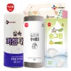 CJ뜯어쓰는수세미30매,순그린(리필),키친타올80매 3종세트