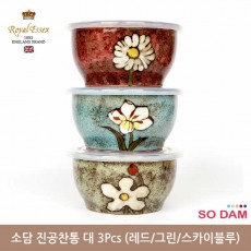 로얄에식스 소담 진공찬통 대 6Pcs (R+SB+G)