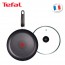 [테팔] 쿡이지 블랙 프라이팬 28cm+유리뚜껑 28cm TFC-CE8G