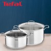 [테팔] 팬&냄비 스테인리스 스틸 인츄이션 냄비 양수 20cm+양수 24cm TFC-INTP04