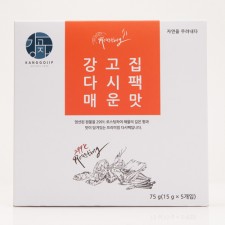 강고집 다시팩_매운맛 75g (15g*5개)