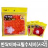 반짝이 아크릴 수세미(사각) 5ea /8809105117475