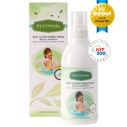 쁘띠푸르 베이비 액티브 버블워시 500ml/ 온가족이 함께~~
