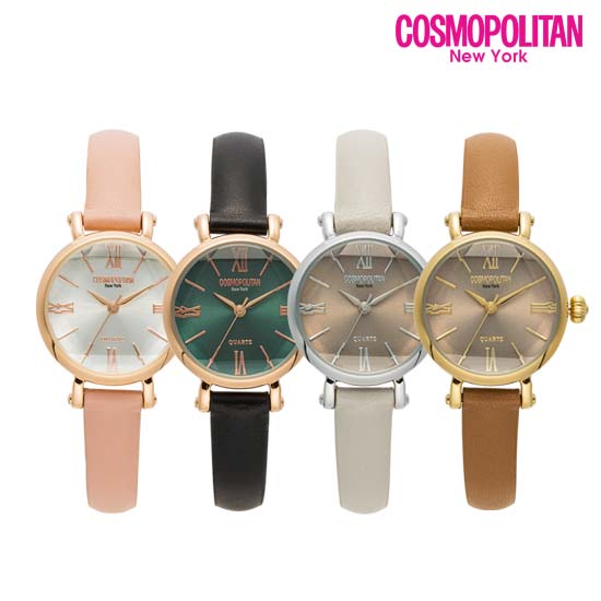 [코스모폴리탄]여성용 가죽시계 CPL1634L