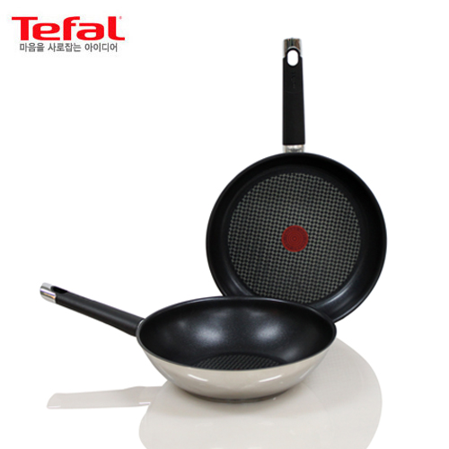 [테팔] 인덕션 스텐 에모티온 프라이팬 28cm+멀티팬28cm TFC-EM8W