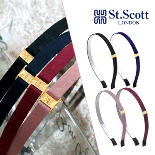 [St.Scott]세인트스코트 클래식솔리드 헤어밴드