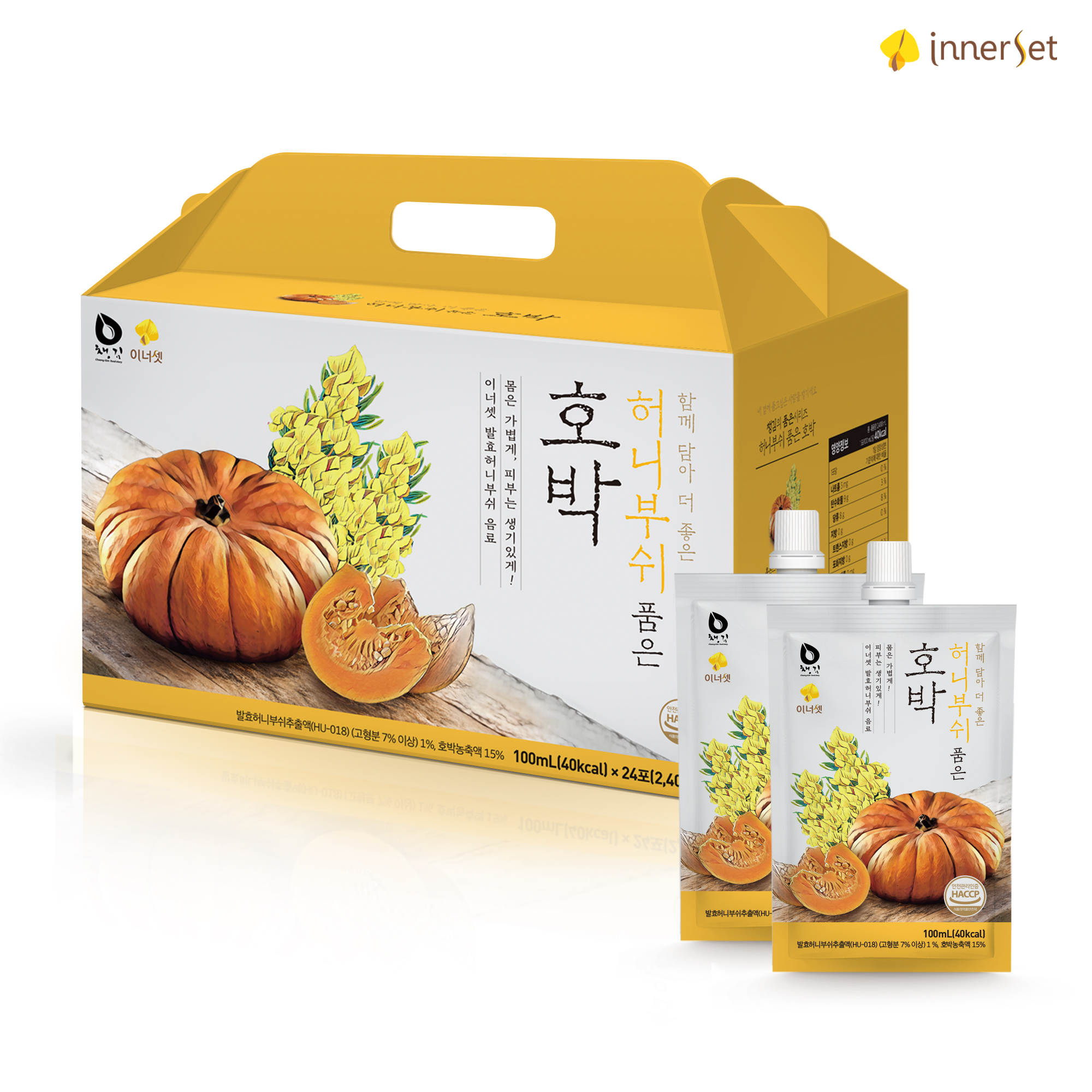 허니부쉬 품은호박 100ml*24개