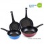 [리빙아트] 자이언트 다이아몬드팬 4종 (애그팬20Cm(핑크),후라이팬28Cm(오렌지),궁중팬24Cm(블루),궁중팬28Cm(와인)), lhs-7004se