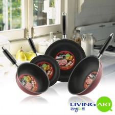 [리빙아트] 홈시스 후라이팬 4종 (애그팬18Cm, 후라이팬26Cm, 궁중팬20, 24cm) lhs-3004se