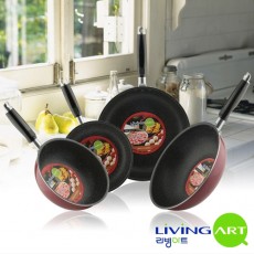 [리빙아트] 홈시스 후라이팬 4종 (애그팬18Cm, 후라이팬26Cm, 궁중팬20, 24cm) lhs-3004se