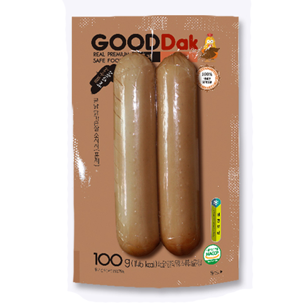 국산닭으로 만든 훈제 닭가슴살소시지 100gx10팩