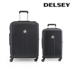 [DELSEY]델시 플라니나 캐리어 블랙 기내+화물 2종