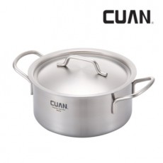 [CUAN] 쿠앤 헤닝 통3중 스텐레스 냄비 24양수