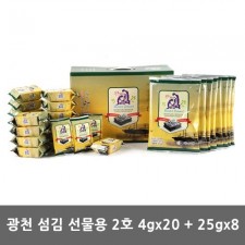 광천 섬김 선물용 2호 4g*20 + 25g*8