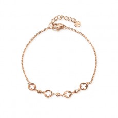 14K 루이 골든클로버 팔찌 LB5BK104