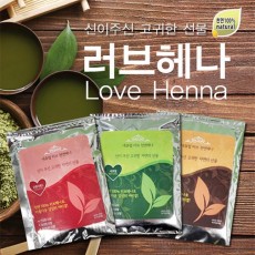 [추천]러브헤나 염색약 (브라운,레드,카시아)