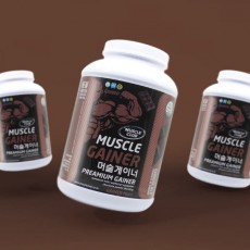 [머슬클럽] 머슬 게이너 초코 (3kg) / 쉐이컵 포함