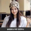 슬림멀티스카프 영문무늬