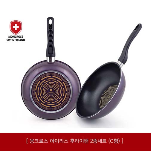 몽크로스 아이리스후라이팬2종세트(C형)/MIF-C2P
