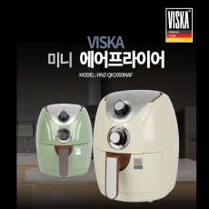 비스카 RETRO 2.0L 미니 에어프라이어 HNZ-QK2000MAF