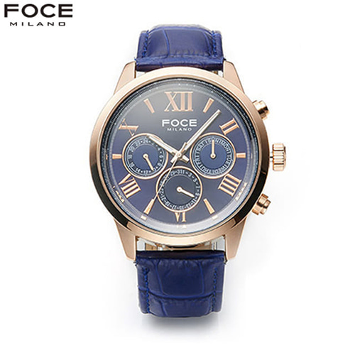 [FOCE]남성 가죽 손목시계 FM7502RBU