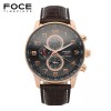 [FOCE]남성 가죽 손목시계 FM6302BKG