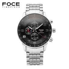 [FOCE]남성 메탈 손목시계 FM6301BK