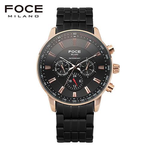 [FOCE]남성 메탈 손목시계 FM6303BKG