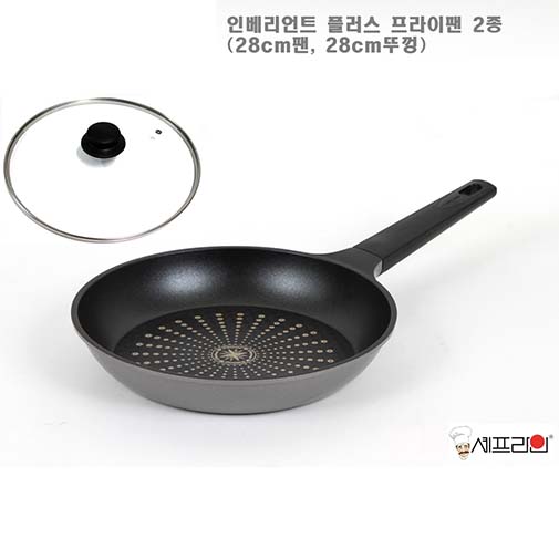 셰프라인 인베리언트 플러스 프라이팬 2종(28팬,28뚜껑)