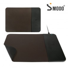 [에스모도] 스마트폰 무선충전 가죽 마우스패드 SMODO-207