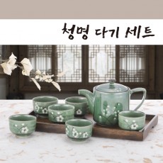 퀸메이드 청명 다기 세트