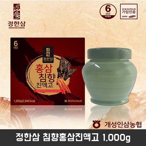 [개성인삼농협]정한삼 침향홍삼진액고 1,000g